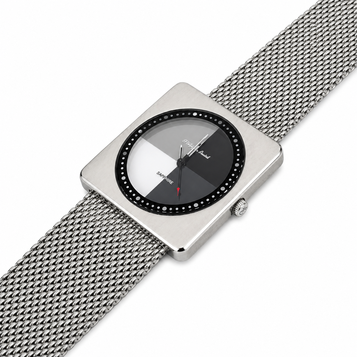 Philippe Amiel M1448 AZ Reloj para Hombre Acero Inoxidable Plateado con Cristal de Zafiro