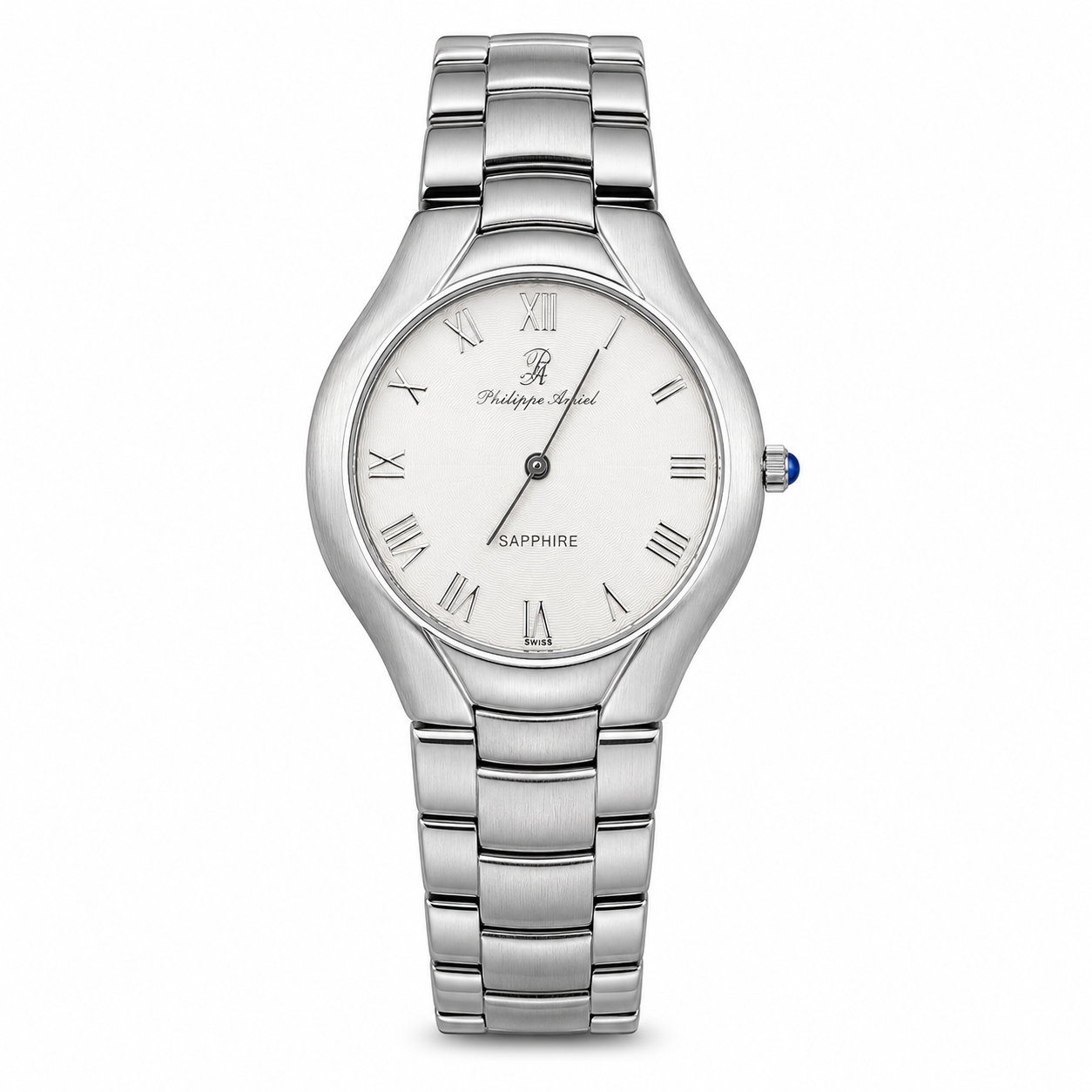 Philippe Amiel M6228 AZ Reloj para Hombre Acero Inoxidable Plateado con Cristal de Zafiro