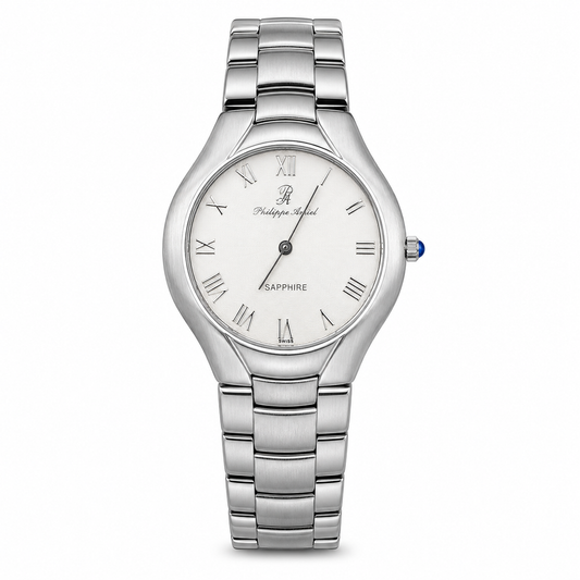 Philippe Amiel M6228 AZ Reloj para Hombre Acero Inoxidable Plateado con Cristal de Zafiro