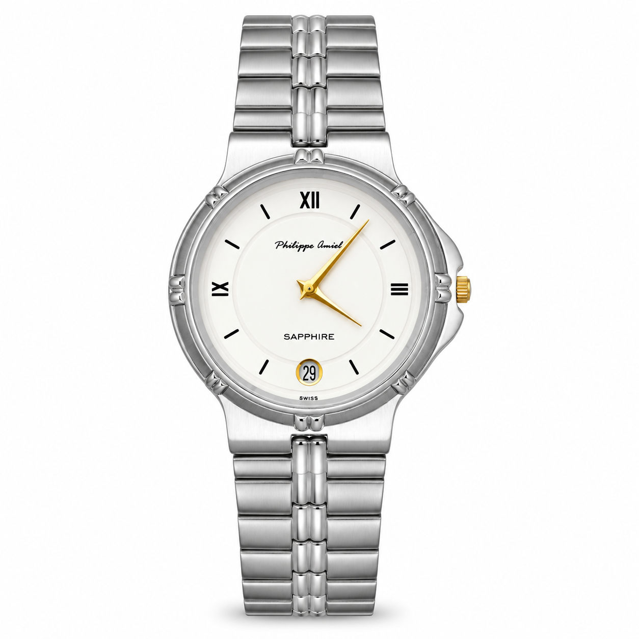 Philippe Amiel M6031 AZ Reloj para Hombre Acero Inoxidable Plateado | Time Home