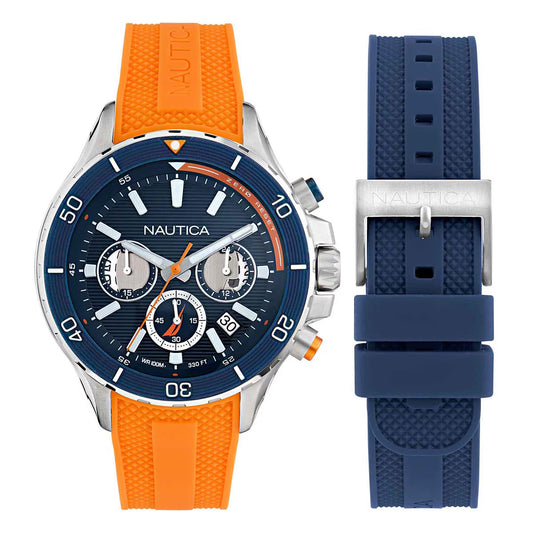RELOJ NAUTICA NST NAPNSF502 DOBLE PULSO