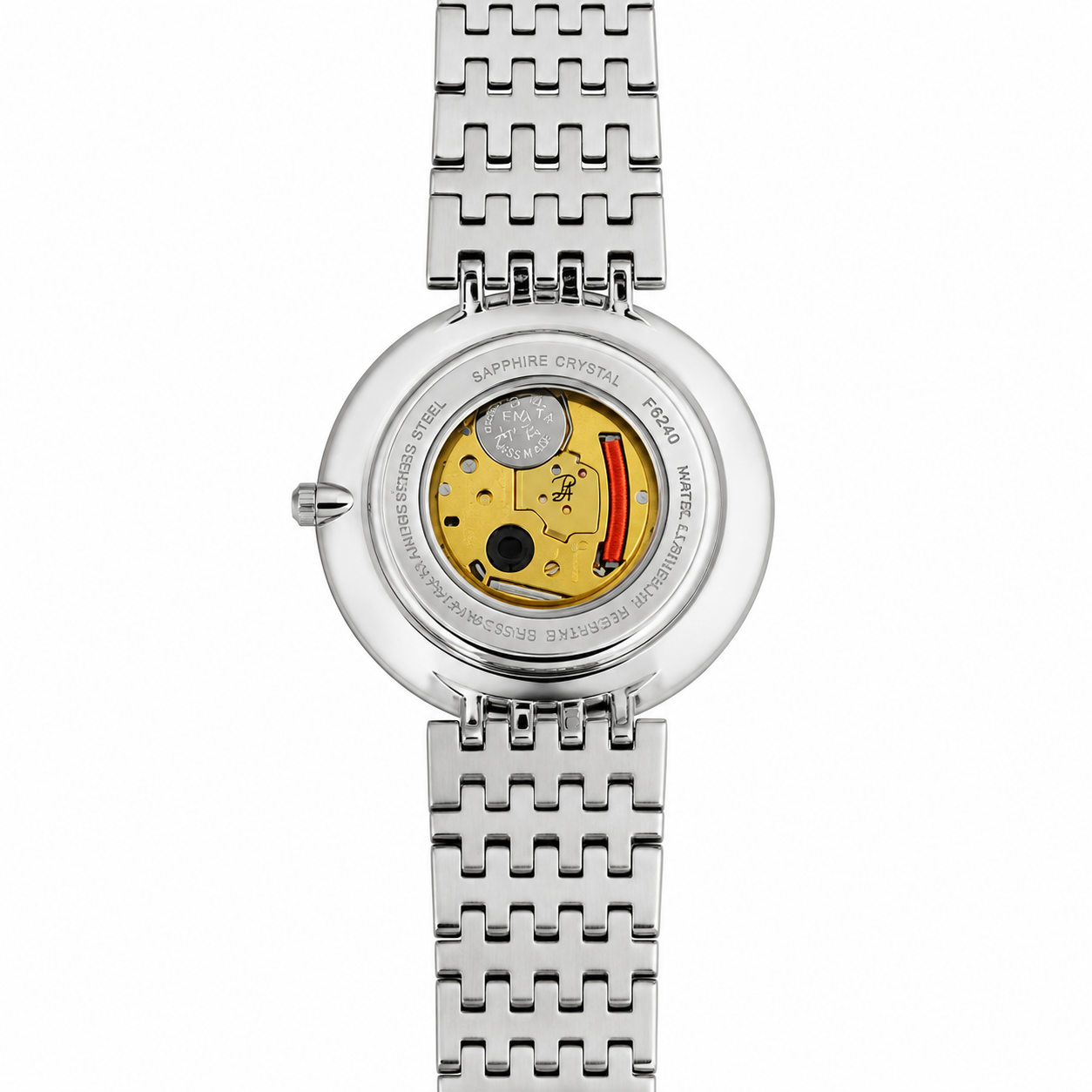 Philippe Amiel F6240 Reloj para Hombre Acero Inoxidable Esfera Blanca
