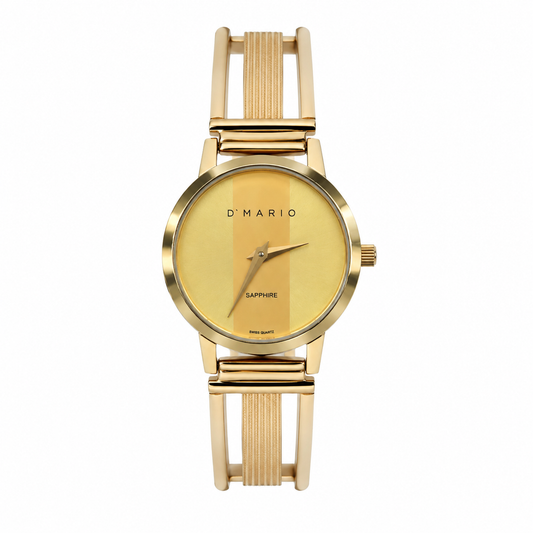 RELOJ D'MARIO ZE3250 CHAMPAGNE MUJER ZAFIRADO