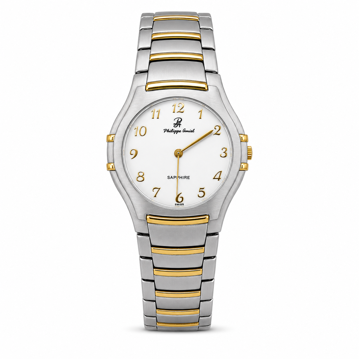 Philippe Amiel M6236 AZ Reloj para Hombre Bicolor Acero Inoxidable y Dorado