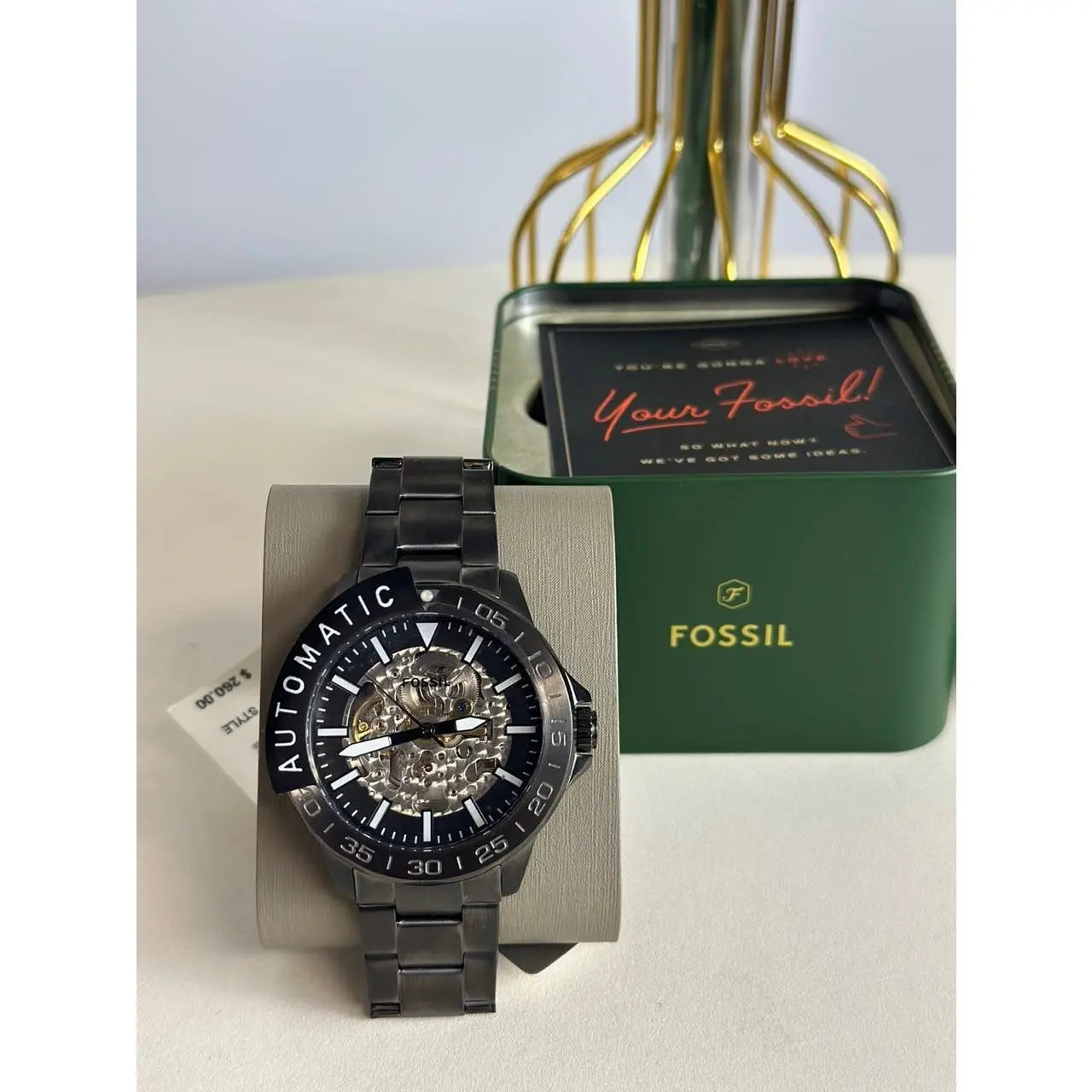 RELOJ FOSSIL BQ2678 AUTOMATICO EN ACERO