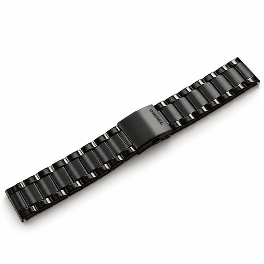 PULSO PARA RELOJ DIESEL MEDIDA 24 MM ACERO PAVONADO