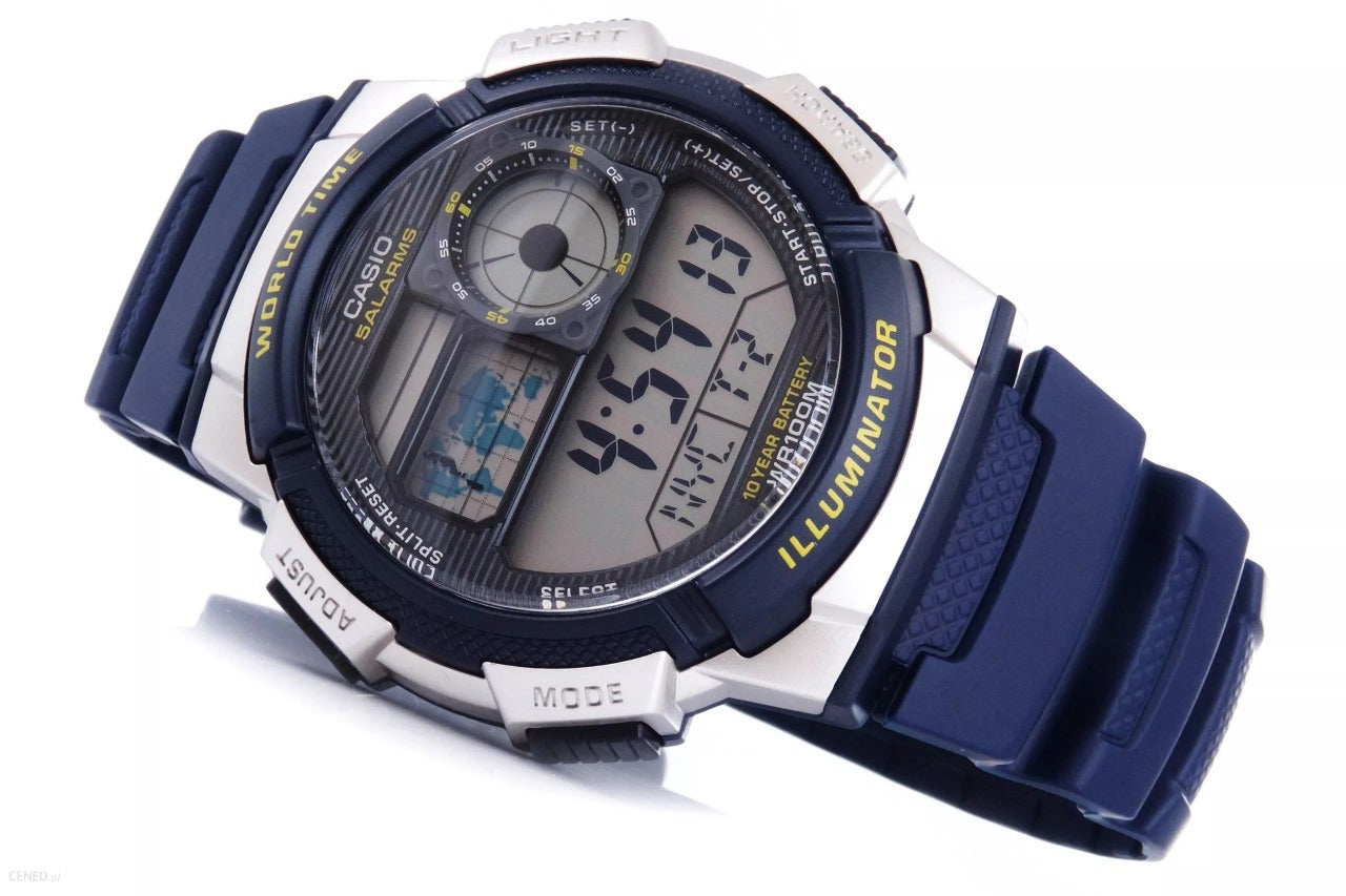 RELOJ CASIO AE-1000W-2A DEPORTIVO AZUL OSCURO