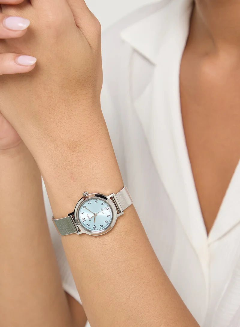 RELOJ CASIO LTP-B170D-2BVDF DAMA ACERO MALLA