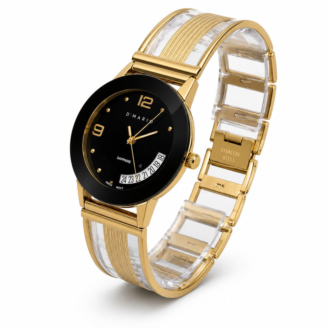 RELOJ D'MARIO ZE1171G HOMBRE CUPULA ESQUELETO