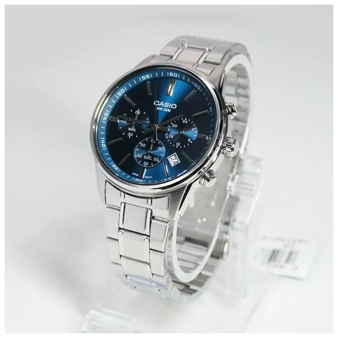 RELOJ CASIO MTP-E515D-2A1 ACERO HOMBRE