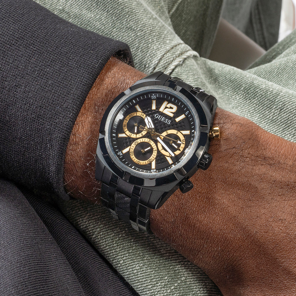 RELOJ GUESS GW0714G4 ACERO PAVONADO