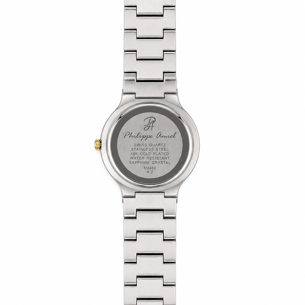 Philippe Amiel M2480 AZ Reloj para Hombre Bicolor Acero Inoxidable con Cristal de Zafiro