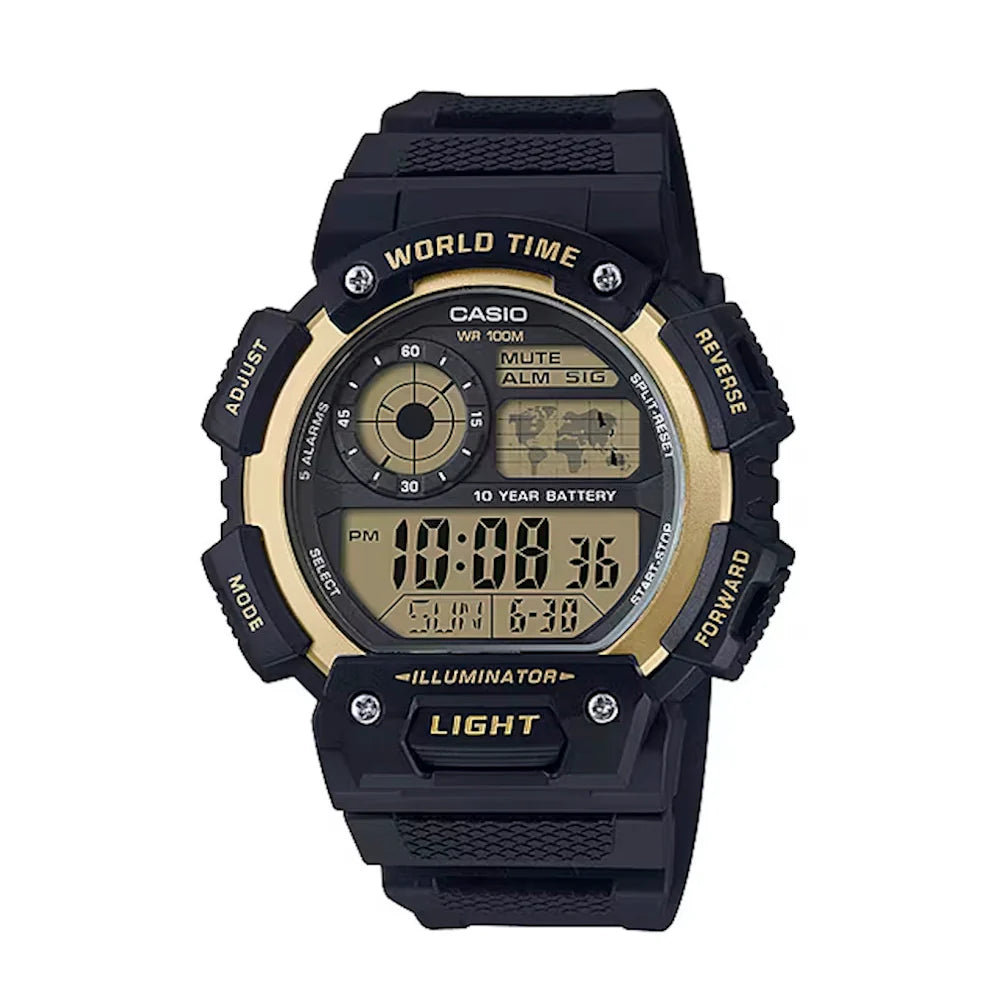 RELOJ CASIO DIGITAL AE-1400WH-9A NEGRO