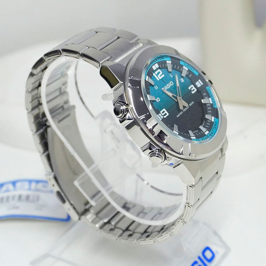 RELOJ CASIO DOBLE HORA AMW-870DA-2A2