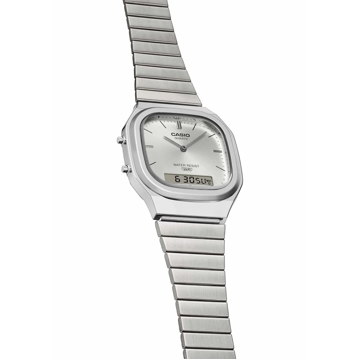 RELOJ CASIO AQ-240E-7A ACERO PLATEADO