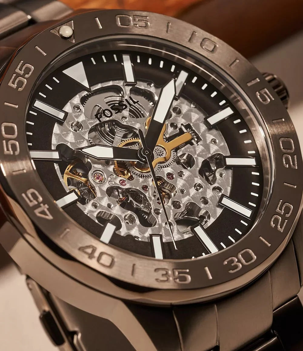 RELOJ FOSSIL BQ2678 GRIS PLOMO ACERO