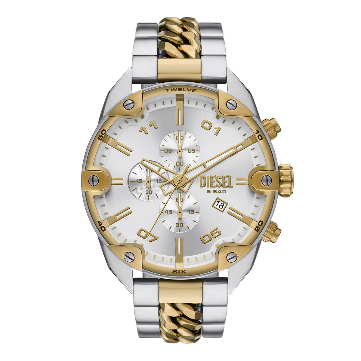 RELOJ DIESEL DZ4629 SPIKED BICOLOR