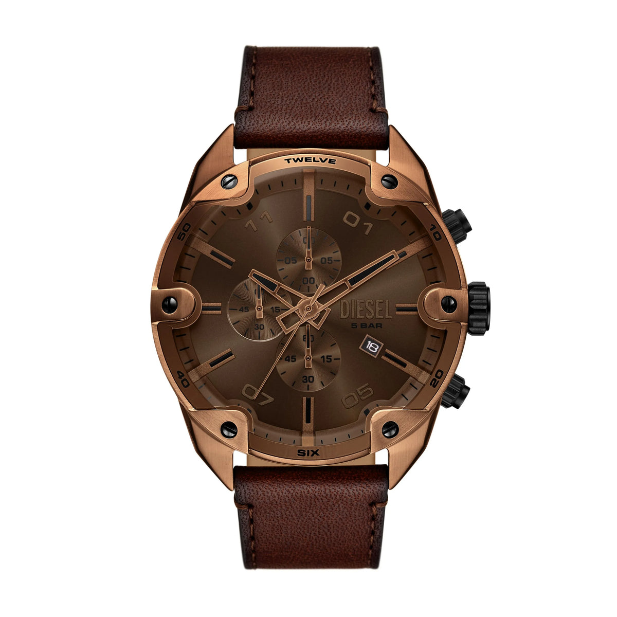 RELOJ DIESEL DZ4698 SPIKED ACERO