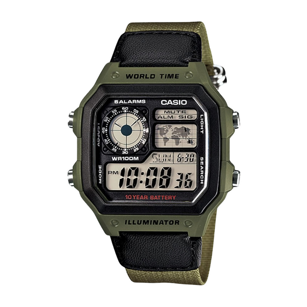 RELOJ CASIO AE-1200WHB-3BV DIGITAL