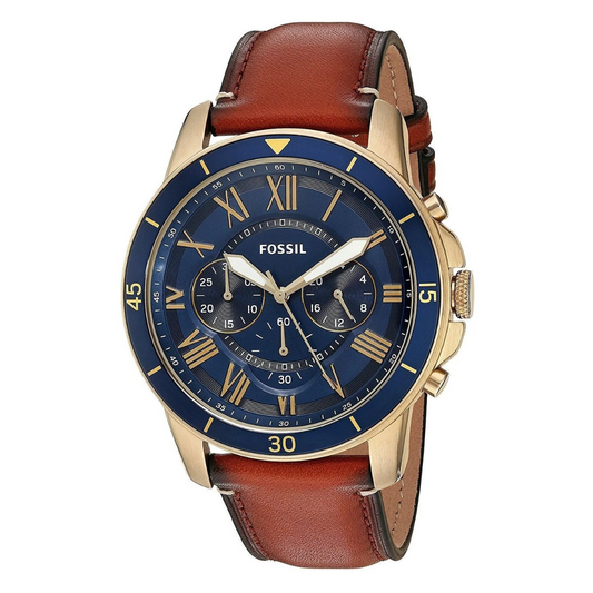 RELOJ FOSSIL FS5268 CRONOGRAFO CUERO LEGITIMO