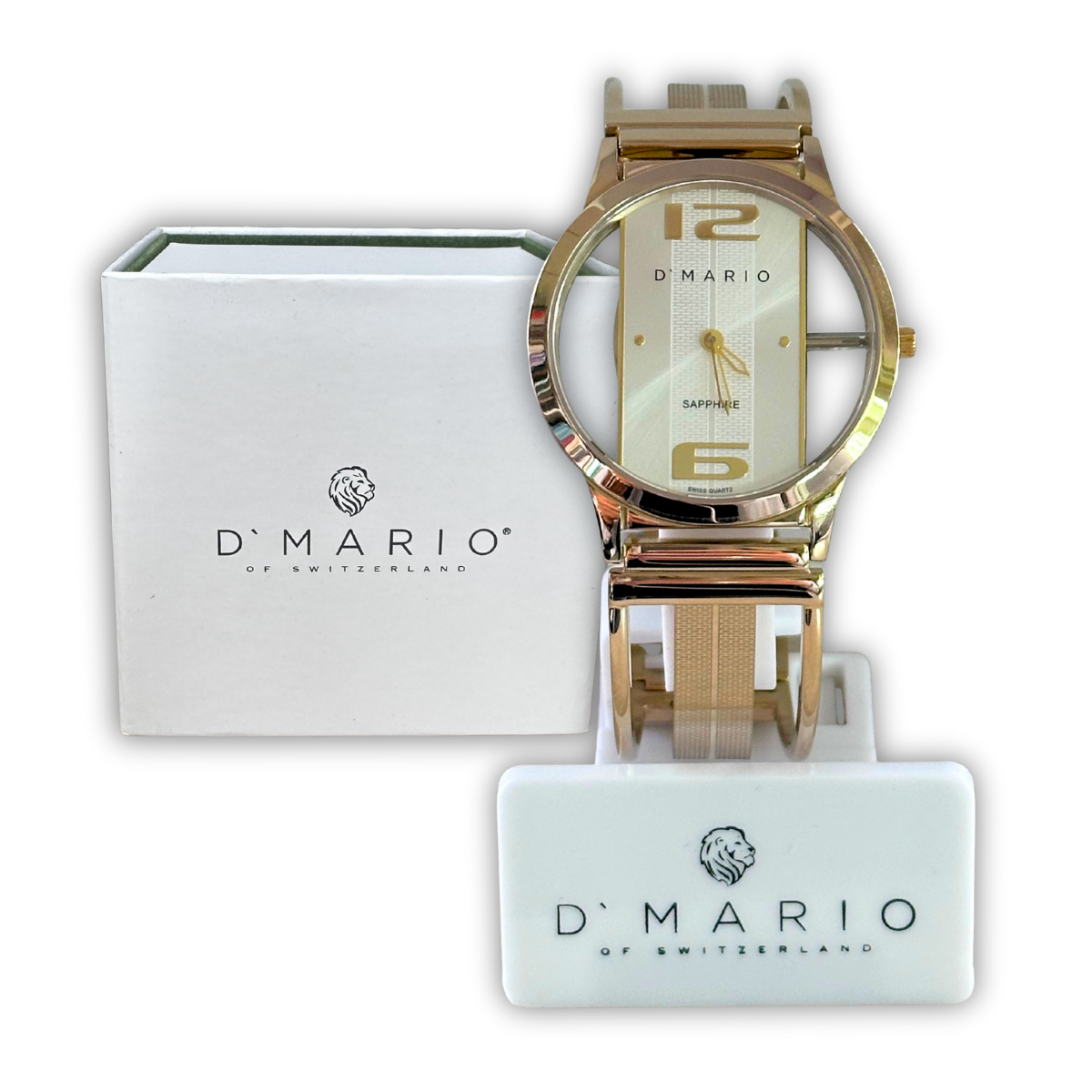 RELOJ D'MARIO ZE1168 DOBLE ZAFIRO