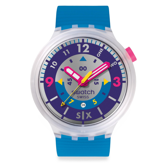 RELOJ SWATCH SB01K400 NEON HIELO