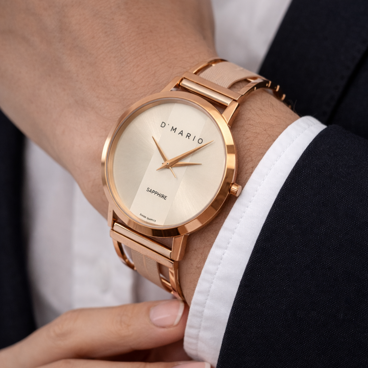 RELOJ D'MARIO ESQUELETO ZE3150 COBRIZADO HOMBRE