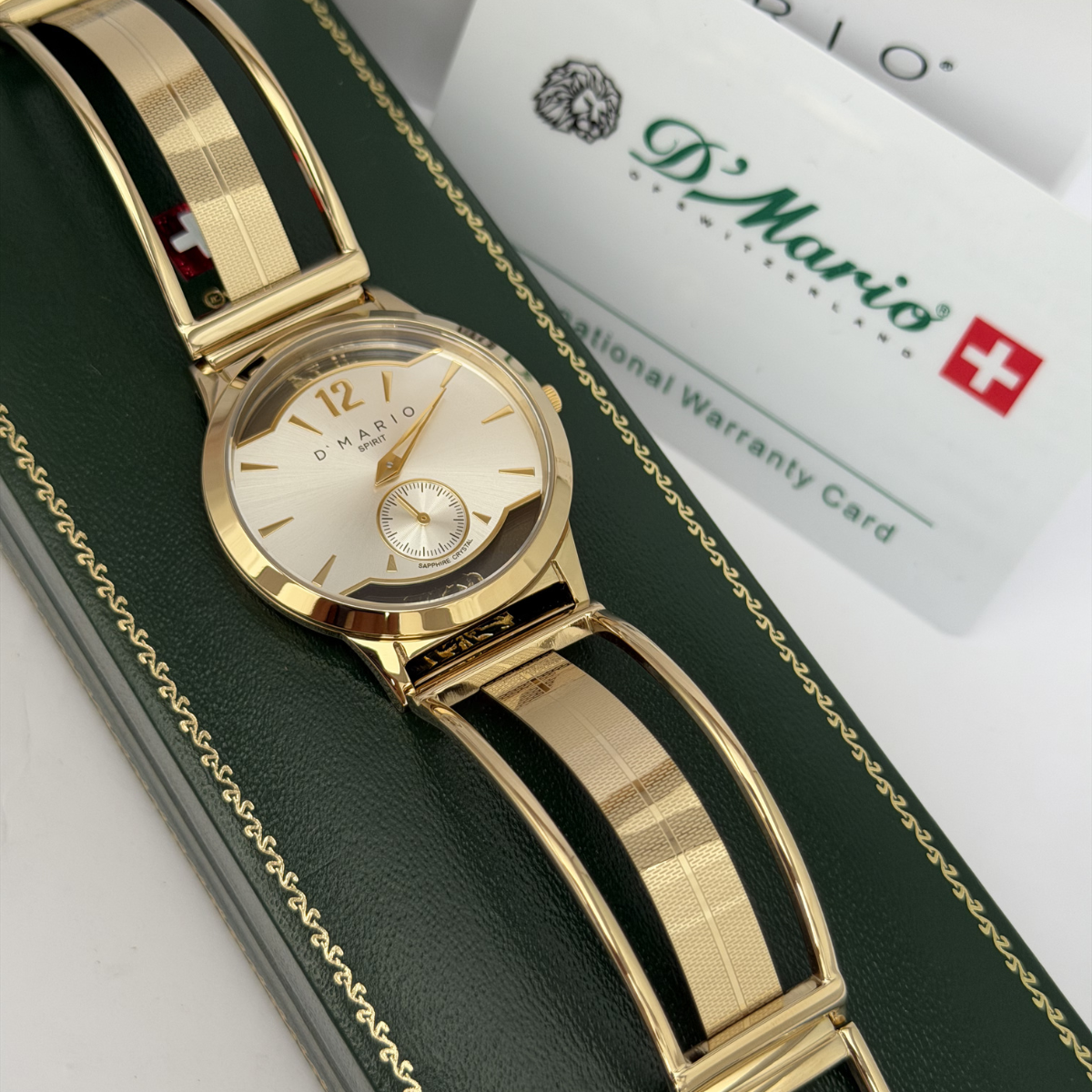 RELOJ D'MARIO ZE1169 DOBLE ZAFIRO HOMBRE
