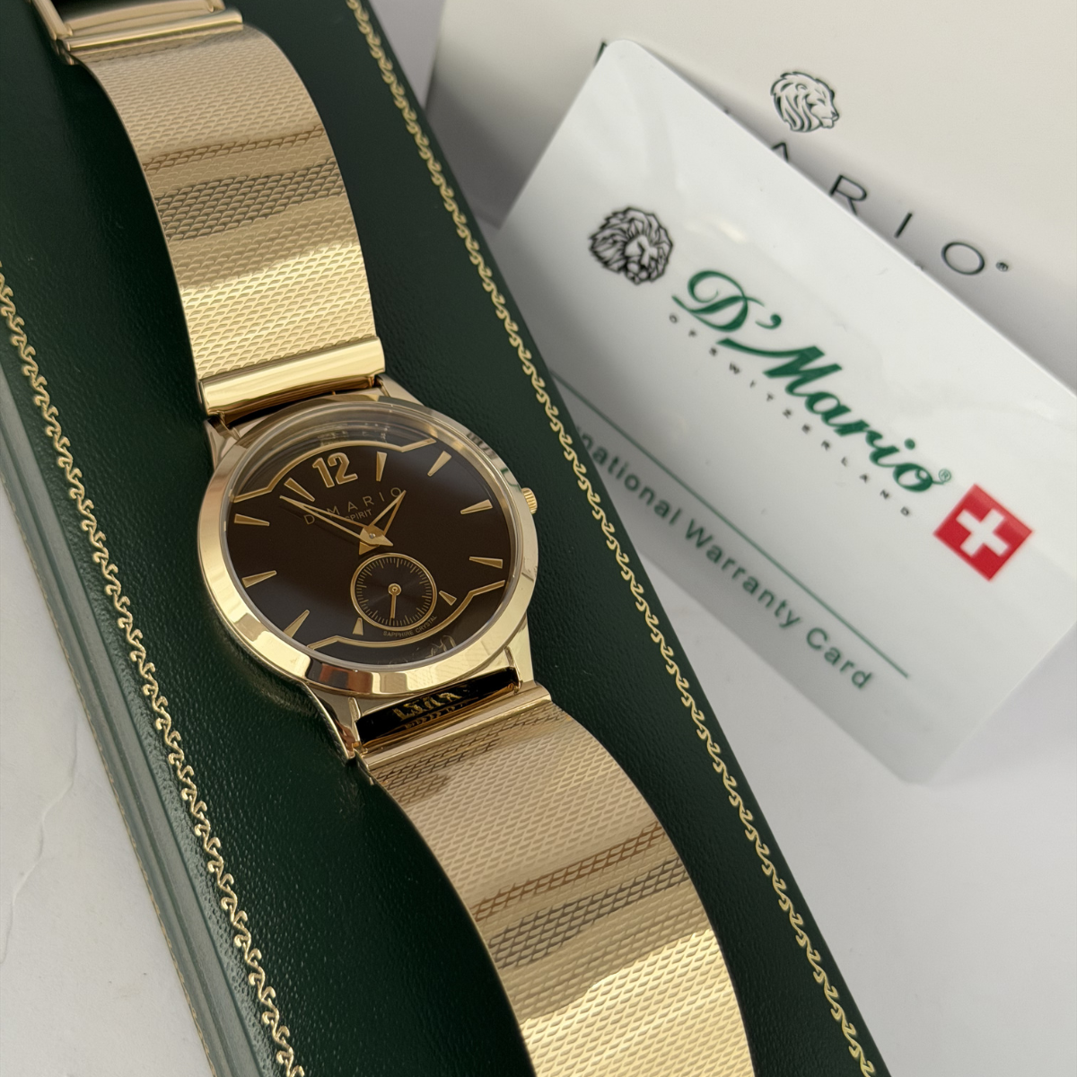 RELOJ D'MARIO ZE1169 DOBLE ZAFIRO HOMBRE