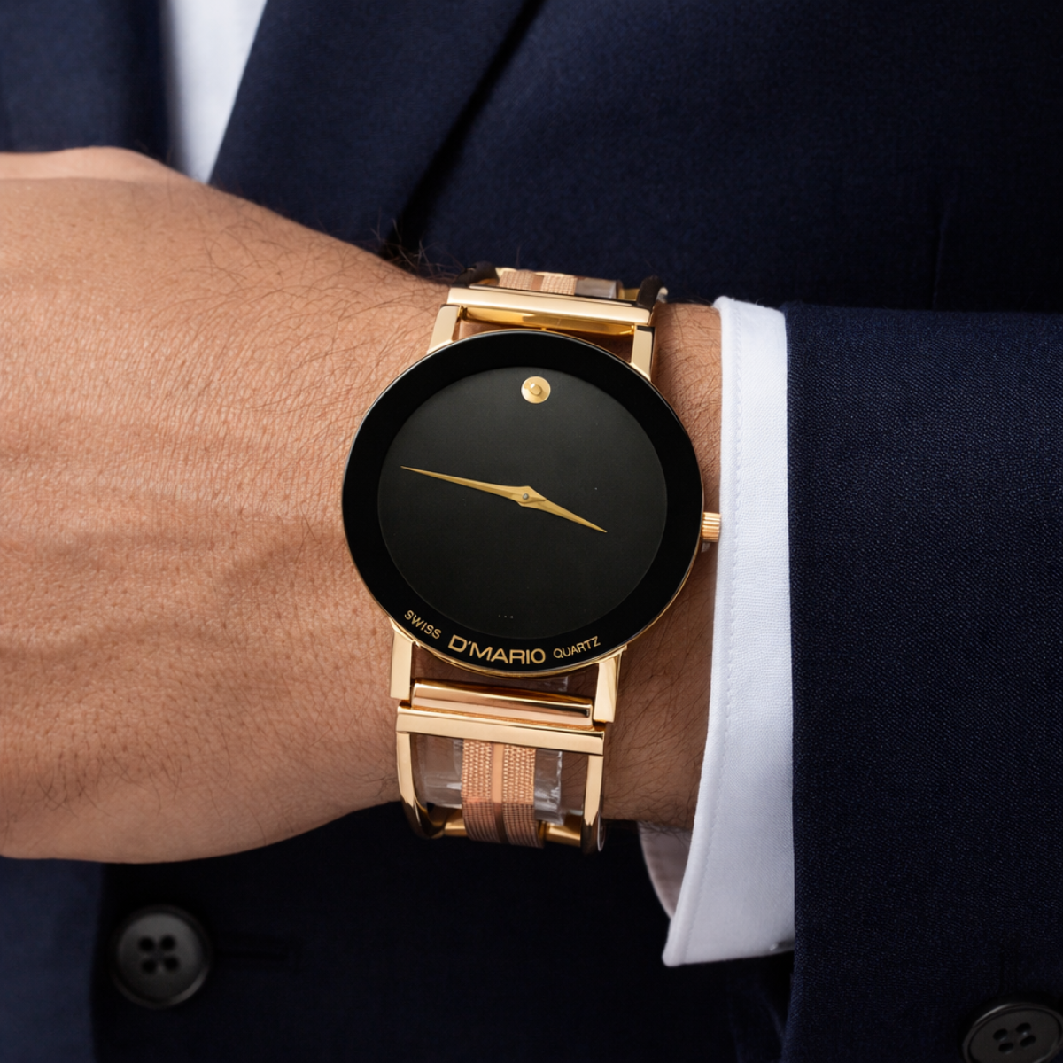RELOJ D'MARIO ZE1150 ESQUELETO HOMBRE