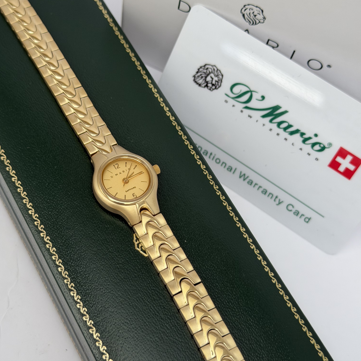 RELOJ D'MARIO FC1555 DAMA DORADO