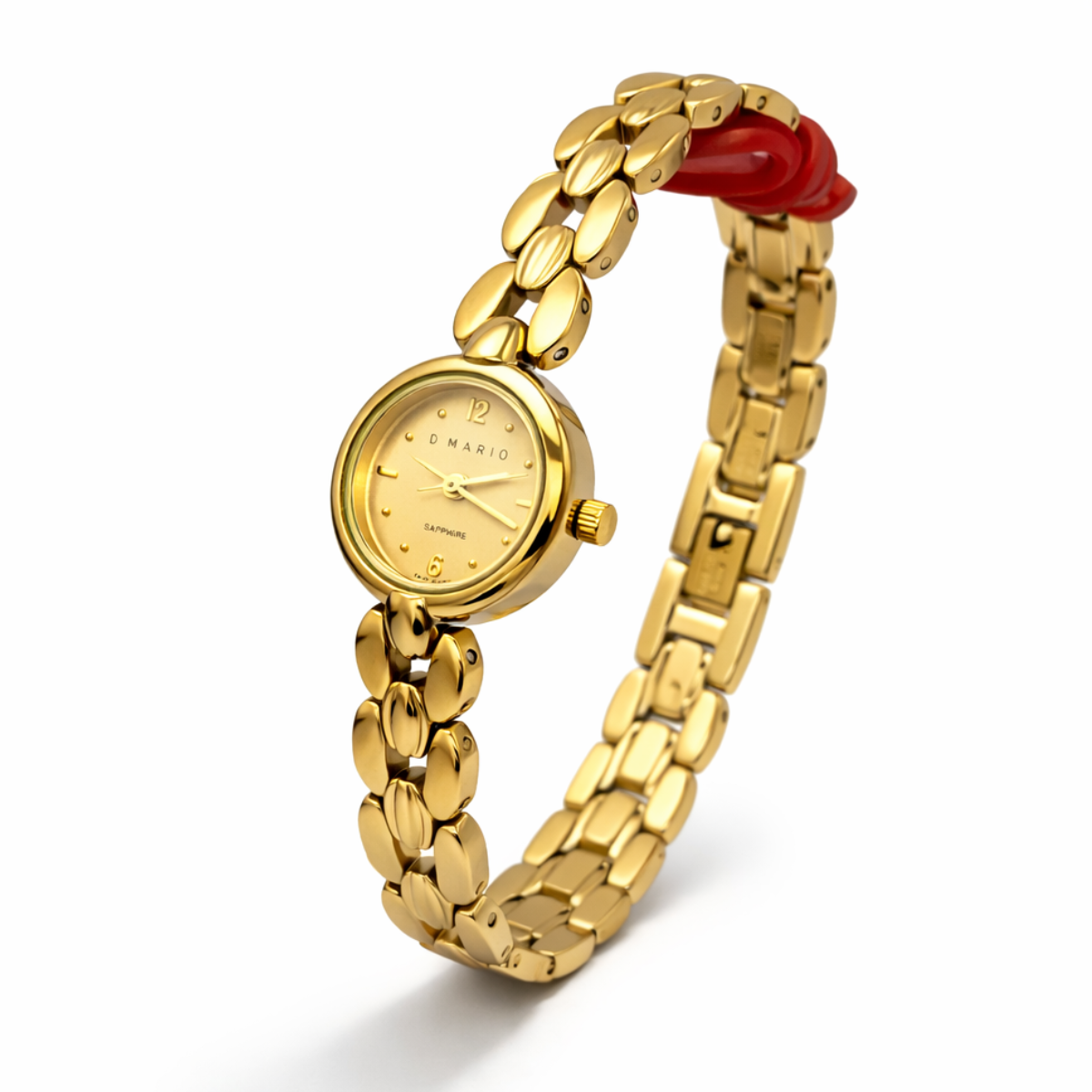 RELOJ D'MARIO FC1503 DAMA ACERO DORADO
