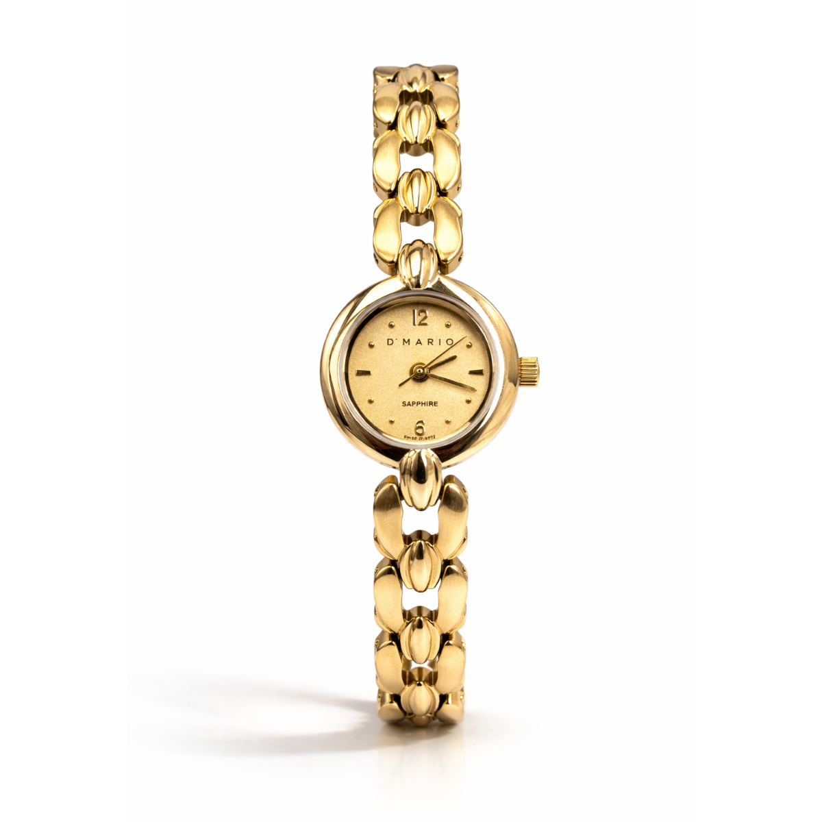 RELOJ D'MARIO FC1503 DAMA ACERO DORADO