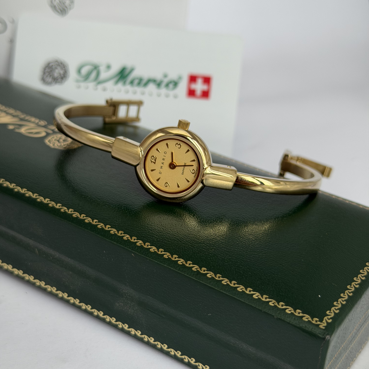 RELOJ D'MARIO FA0509 ARO DAMA DORADO