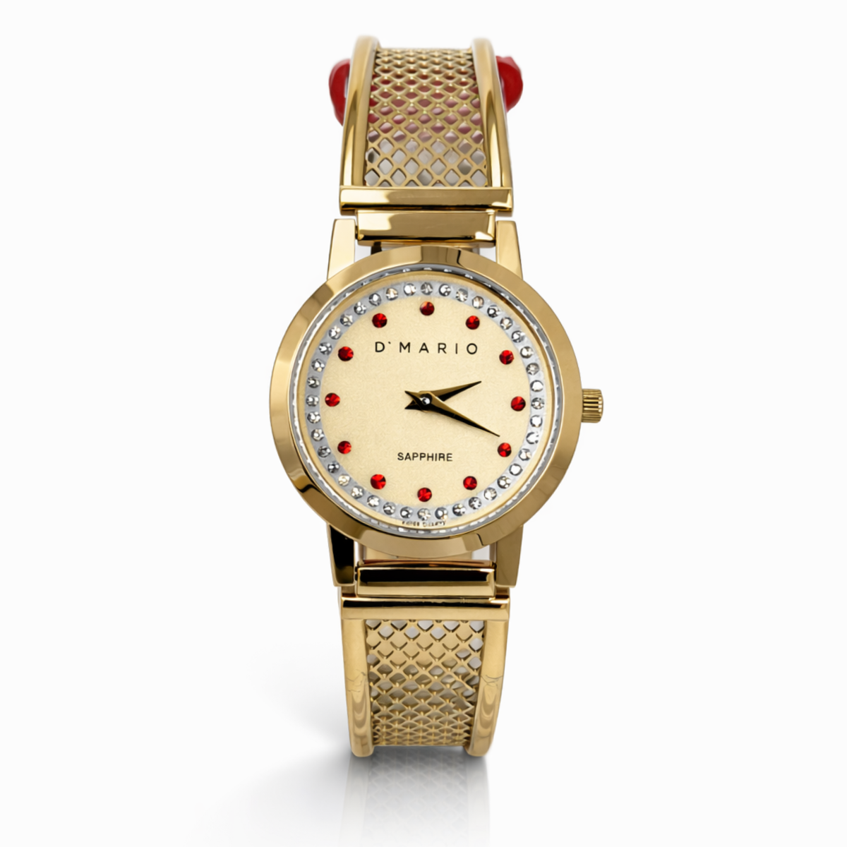 RELOJ D'MARIO ZE32502 DAMA ACERO DORADO