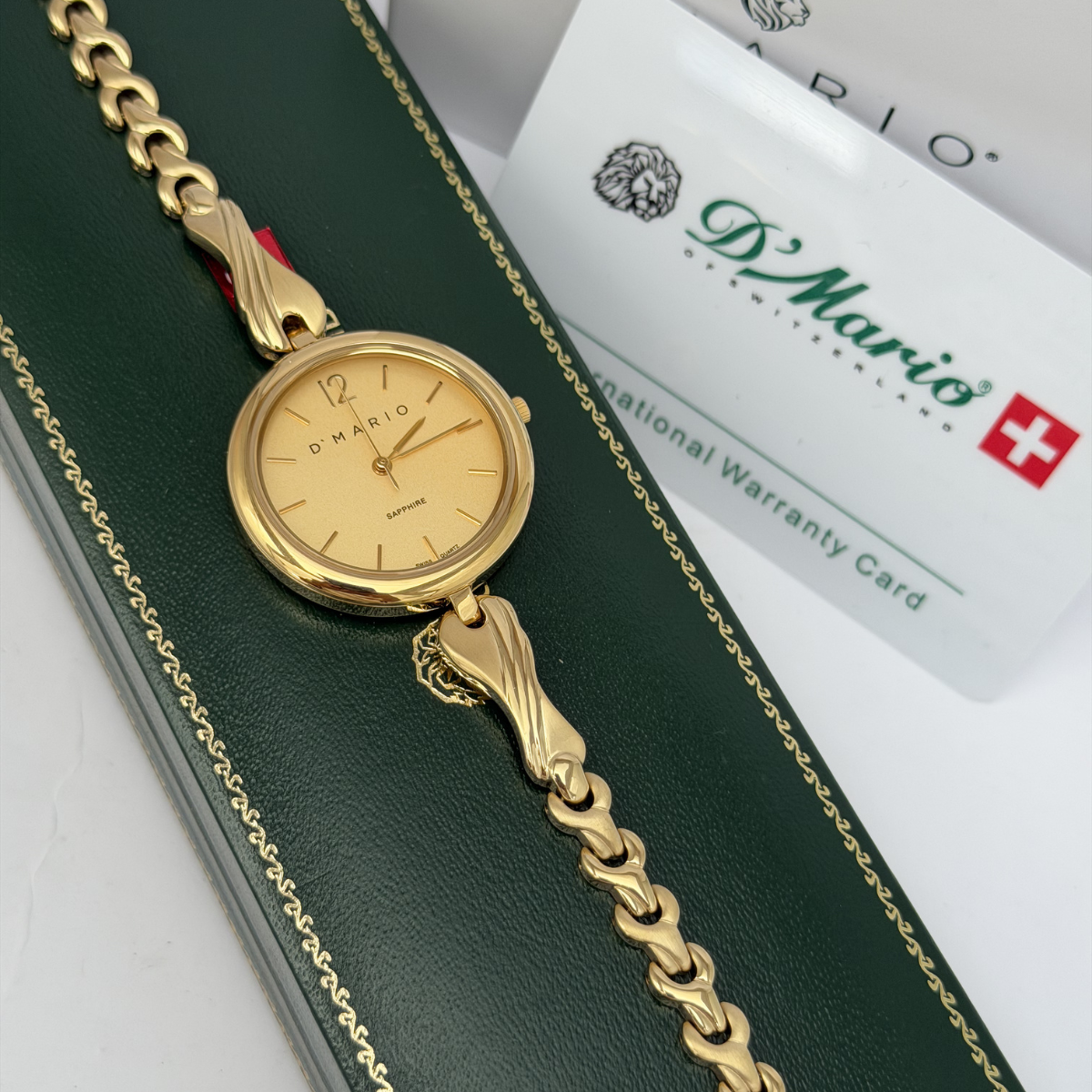 RELOJ D'MARIO FG1606 ACERO DAMA DORADO