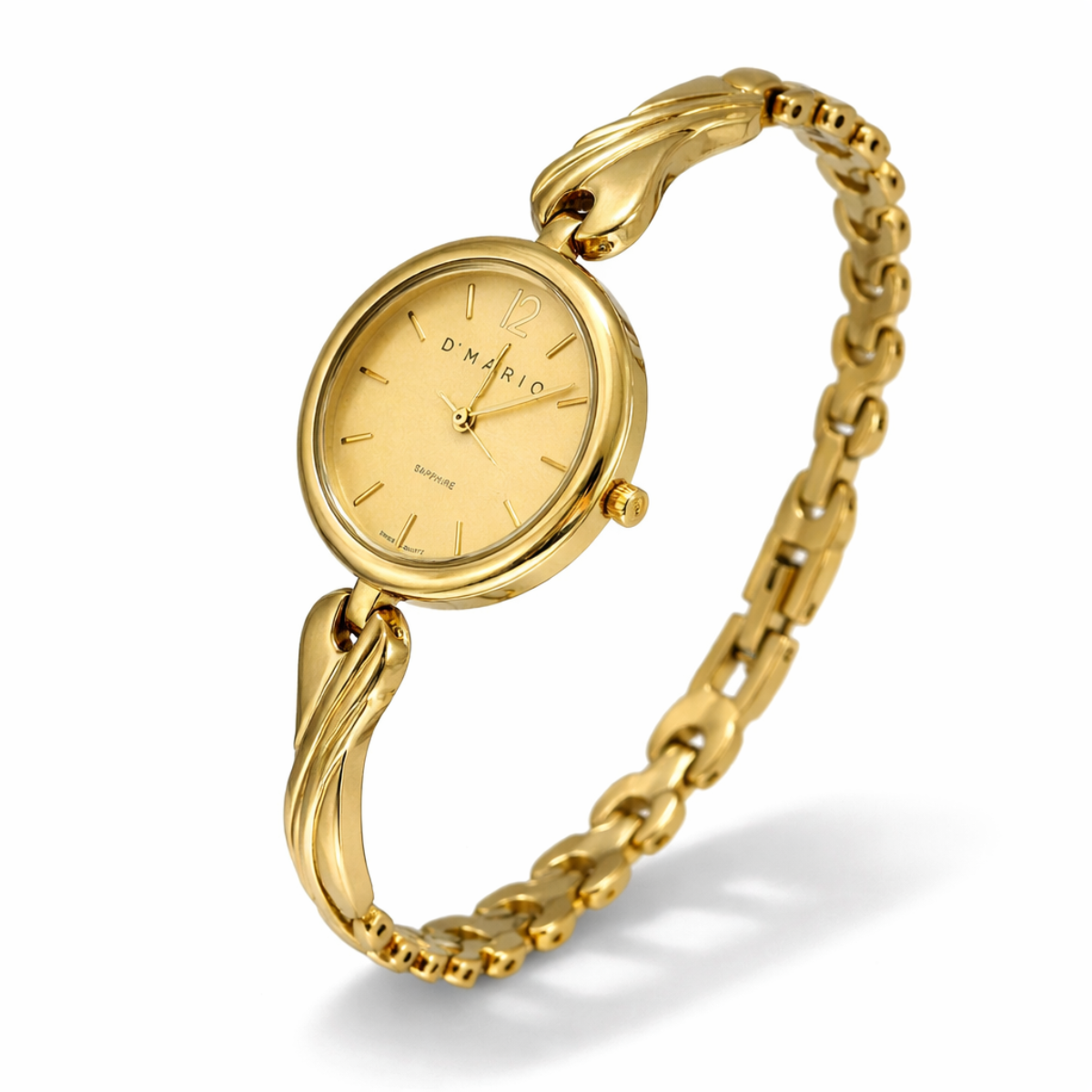 RELOJ D'MARIO FG1606 ACERO DAMA DORADO