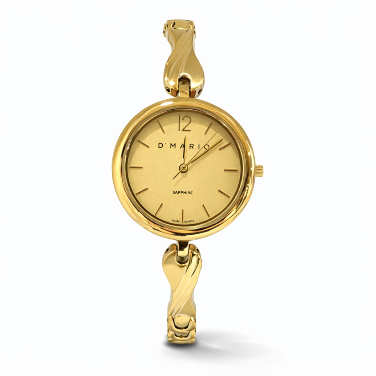 RELOJ D'MARIO FG1606 ACERO DAMA DORADO