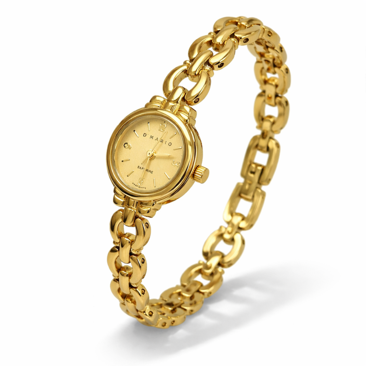 RELOJ D'MARIO FC1502 ACERO DAMA DORADO