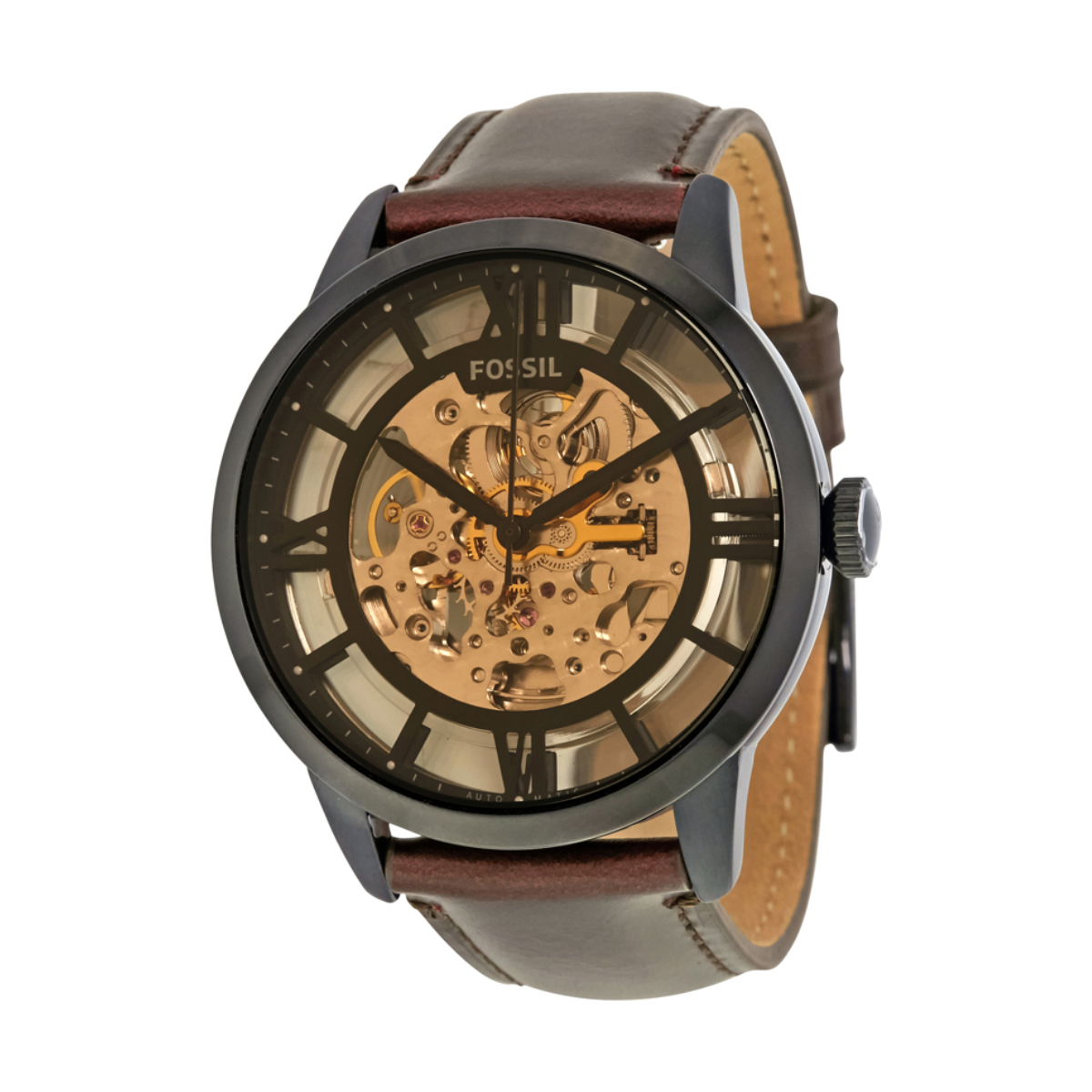 RELOJ FOSSIL ME3098 TONSWMAN CUERO AUTOMATICO