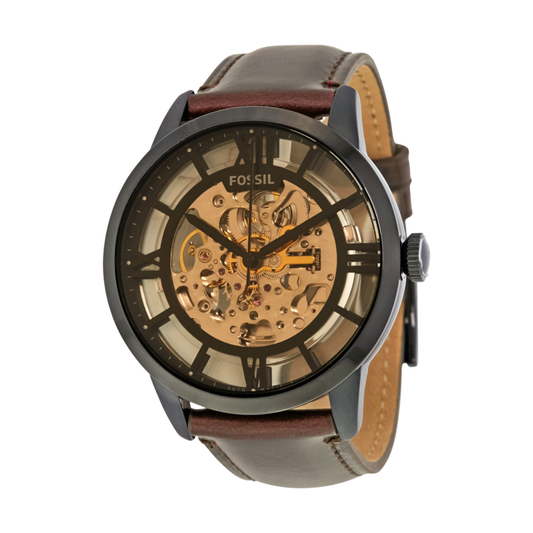 RELOJ FOSSIL ME3098 TONSWMAN CUERO AUTOMATICO