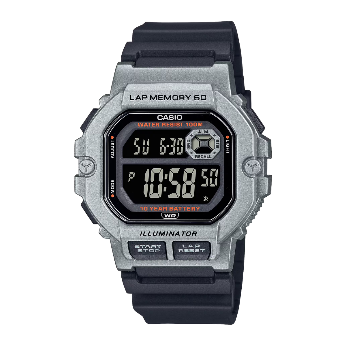 RELOJ CASIO WS-1400H-1B DIGITAL