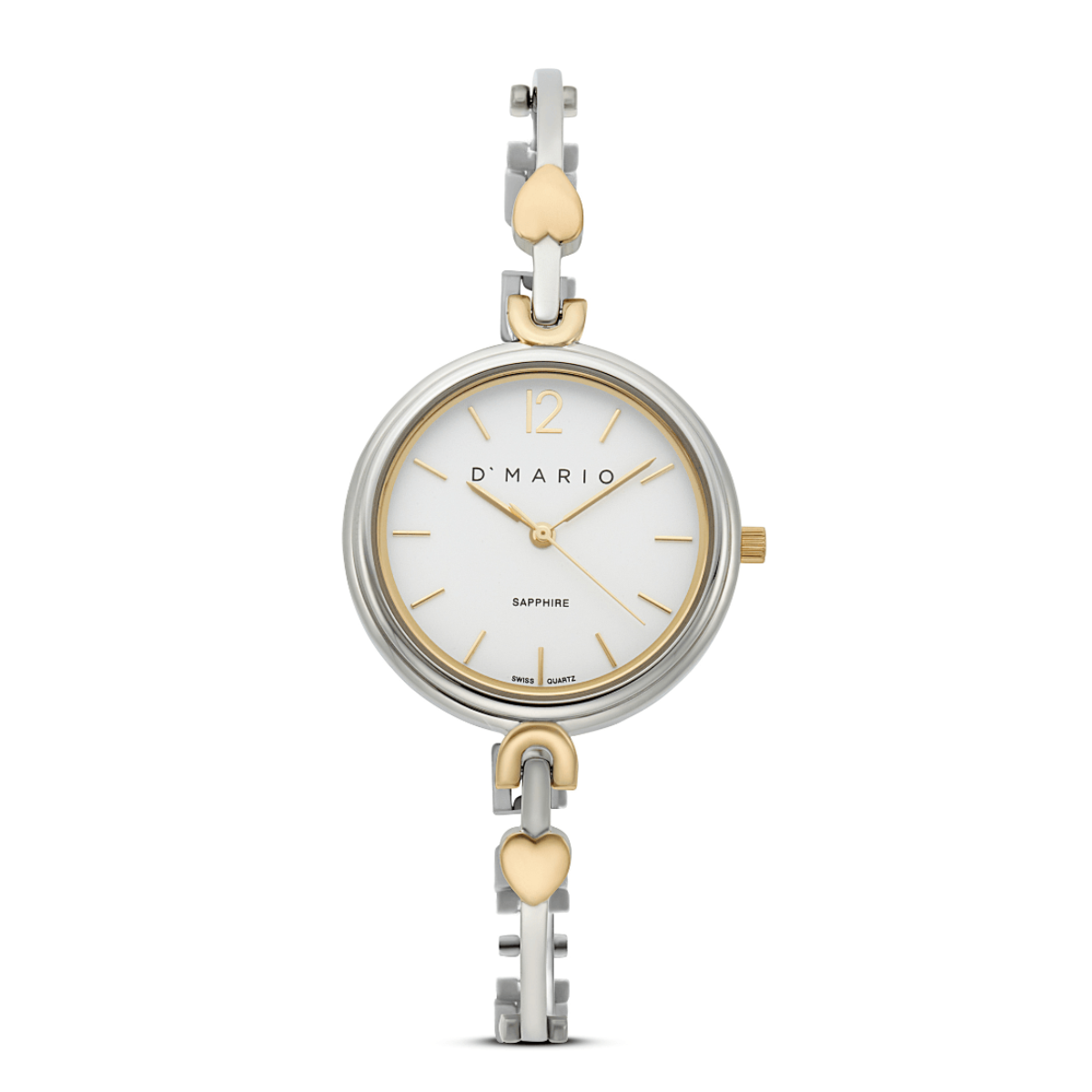 RELOJ D'MARIO FG1607 BICOLOR