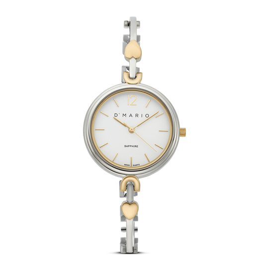 RELOJ D'MARIO FG1607 BICOLOR