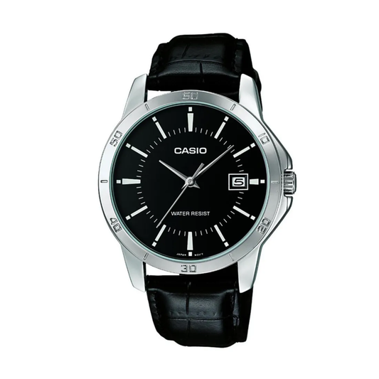 RELOJ CASIO CLASICO MTP-V004L-1A CUERO