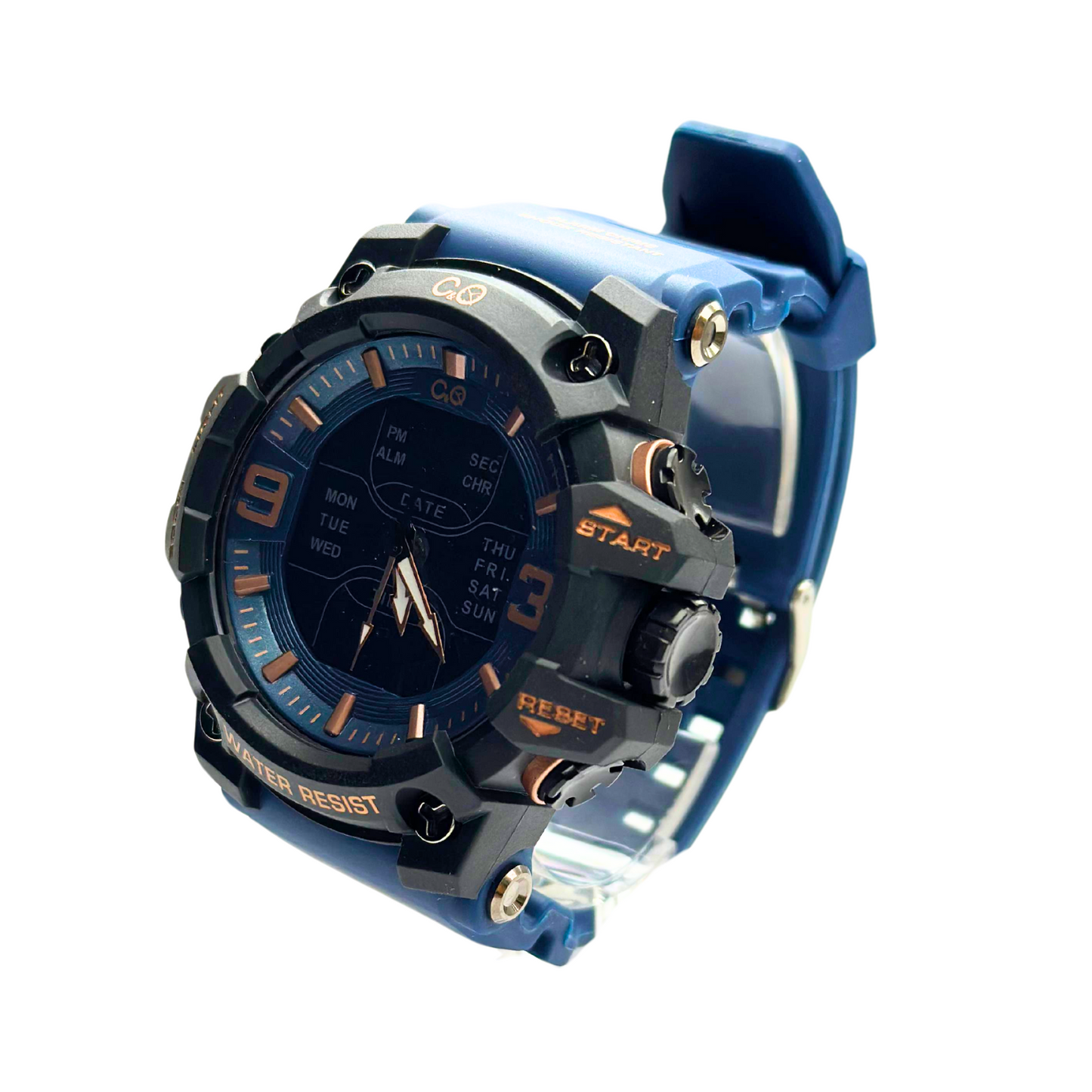 RELOJ DOBLE HORA DEPORTIVO HOMBRE CYQ