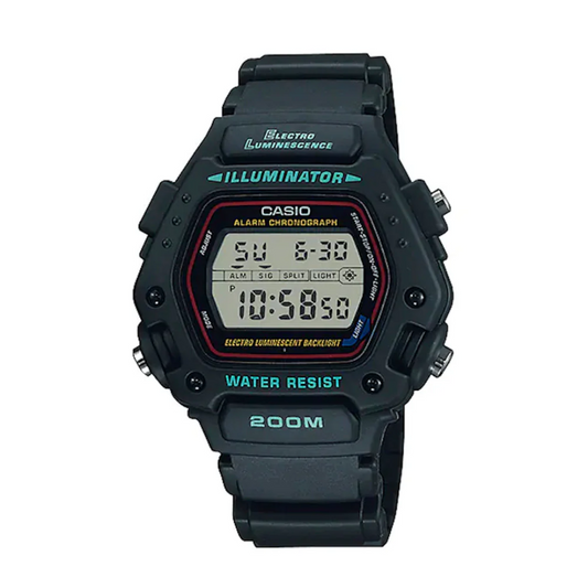 RELOJ CASIO DW-290-1V DIGITAL ALARMA LUZ