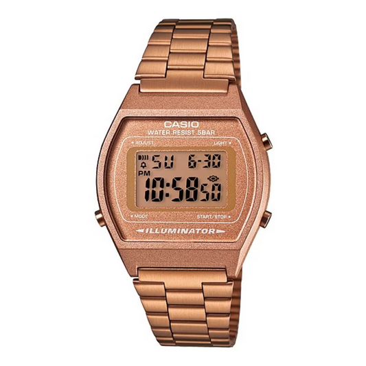 RELOJ CASIO B640WC-5A DIGITAL GOLD UNISEX