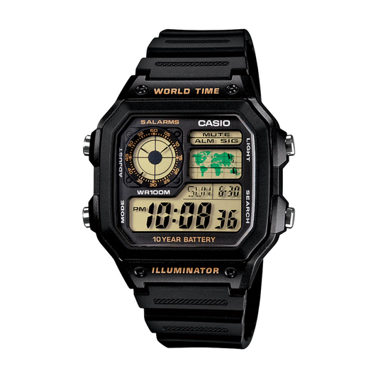 RELOJ CASIO AE-1200WH-1B DIGITAL DEPORTIVO