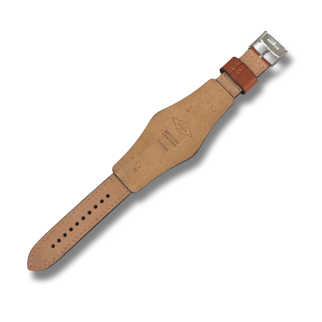 PULSO PARA RELOJ FOSSIL ORIGINAL MIEL 22 MM